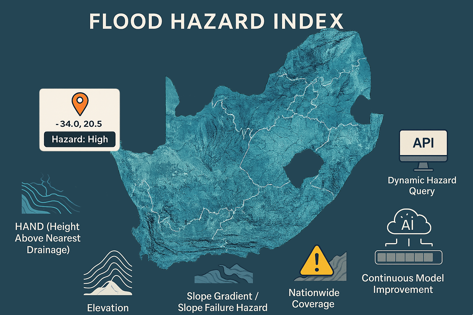 Flood Risk Map Simple Compose